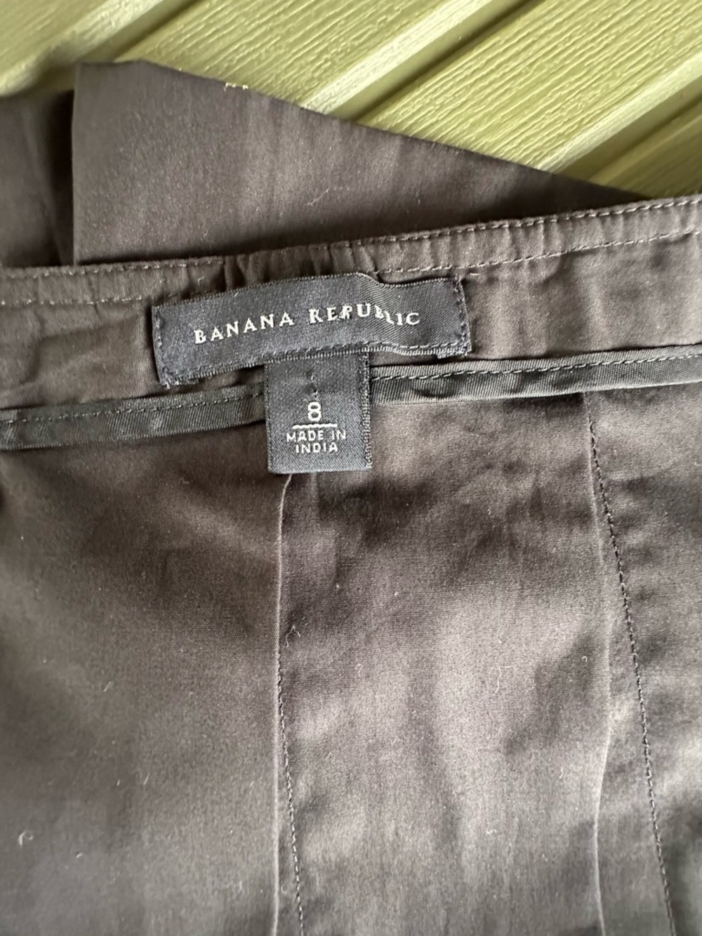 Banana Republic Black A-Line Pleated Skirt - Picture 2 of 7